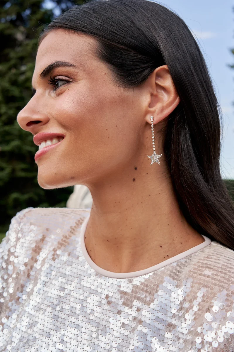 Pendientes Estrellita largos