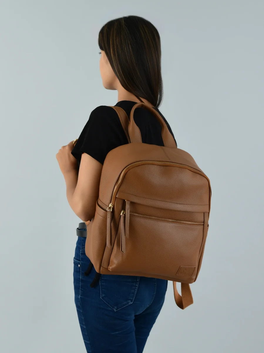 Mini Journey Leather Backpack - Imagen 3