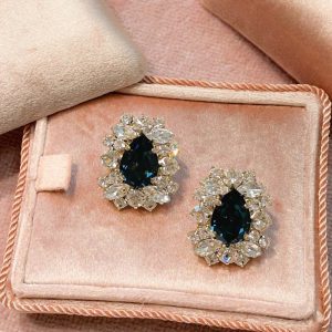 Pendientes Dormilona zafiro