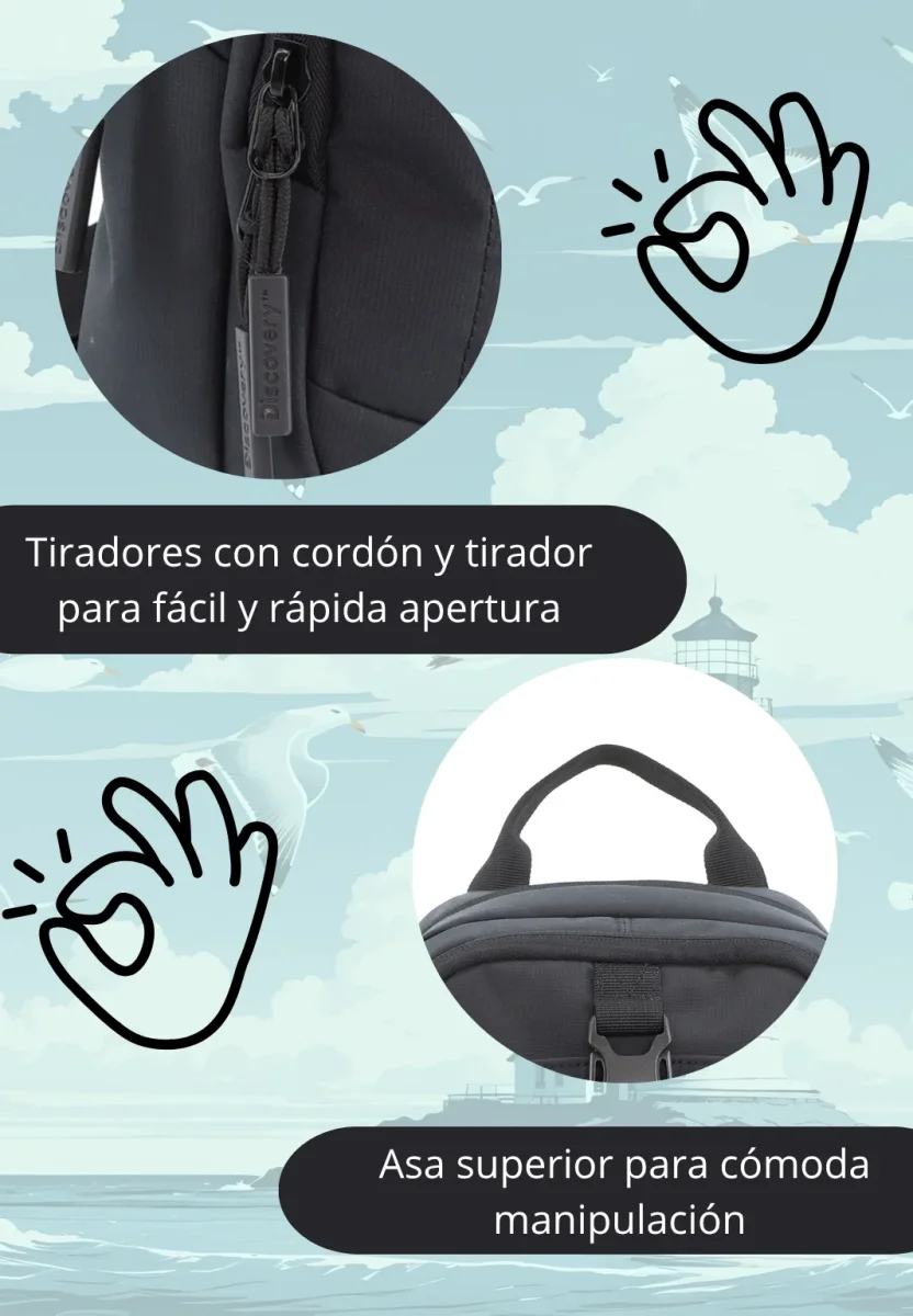 Bolso Bandolera S Shield | 23x11x17 cm| 0,36 Kg| 4L - Imagen 7