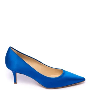 Stiletto satén azul OUTLET