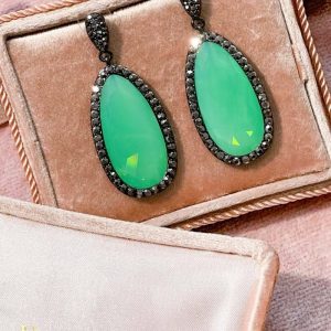 Pendientes Ágata jade