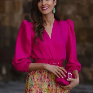 Blusa Valentina manga francesa