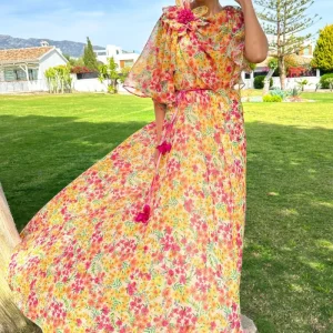Vestido Mimosa maxi