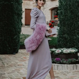 Vestido Corina largo/mangas OUTLET