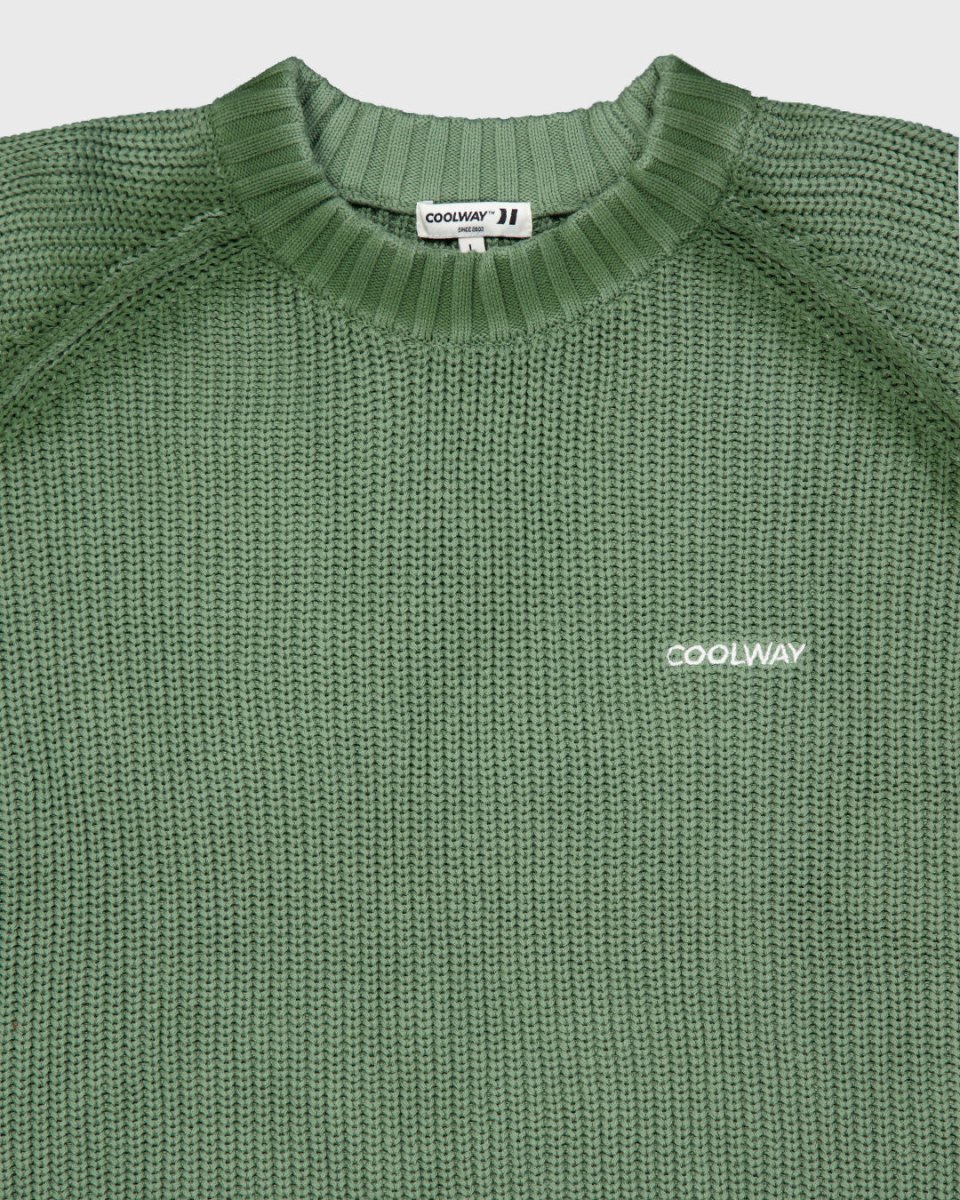 Green Knit Sweater - Imagen 6