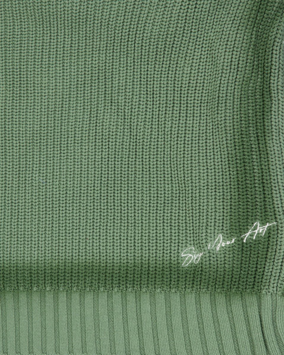 Green Knit Sweater - Imagen 7