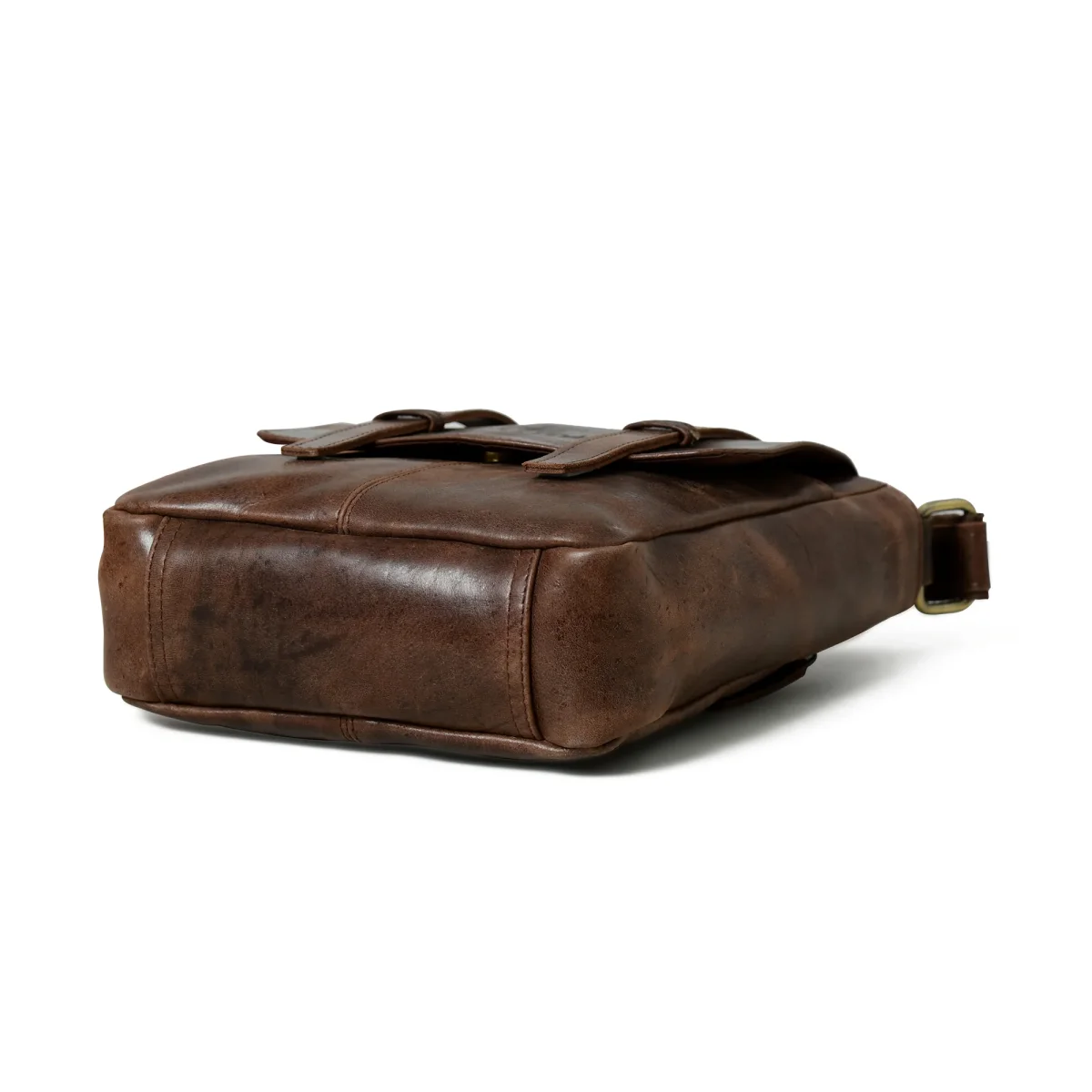 Side Leather Messenger Bag - Imagen 9