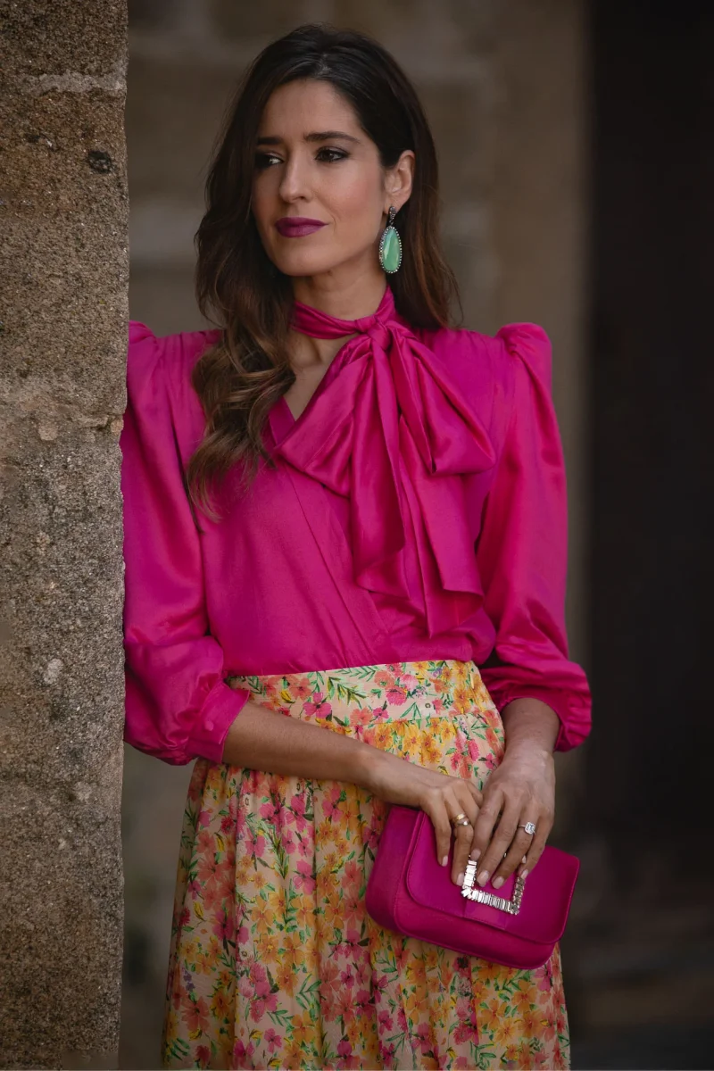 Blusa Valentina lazo manga francesa - Imagen 3