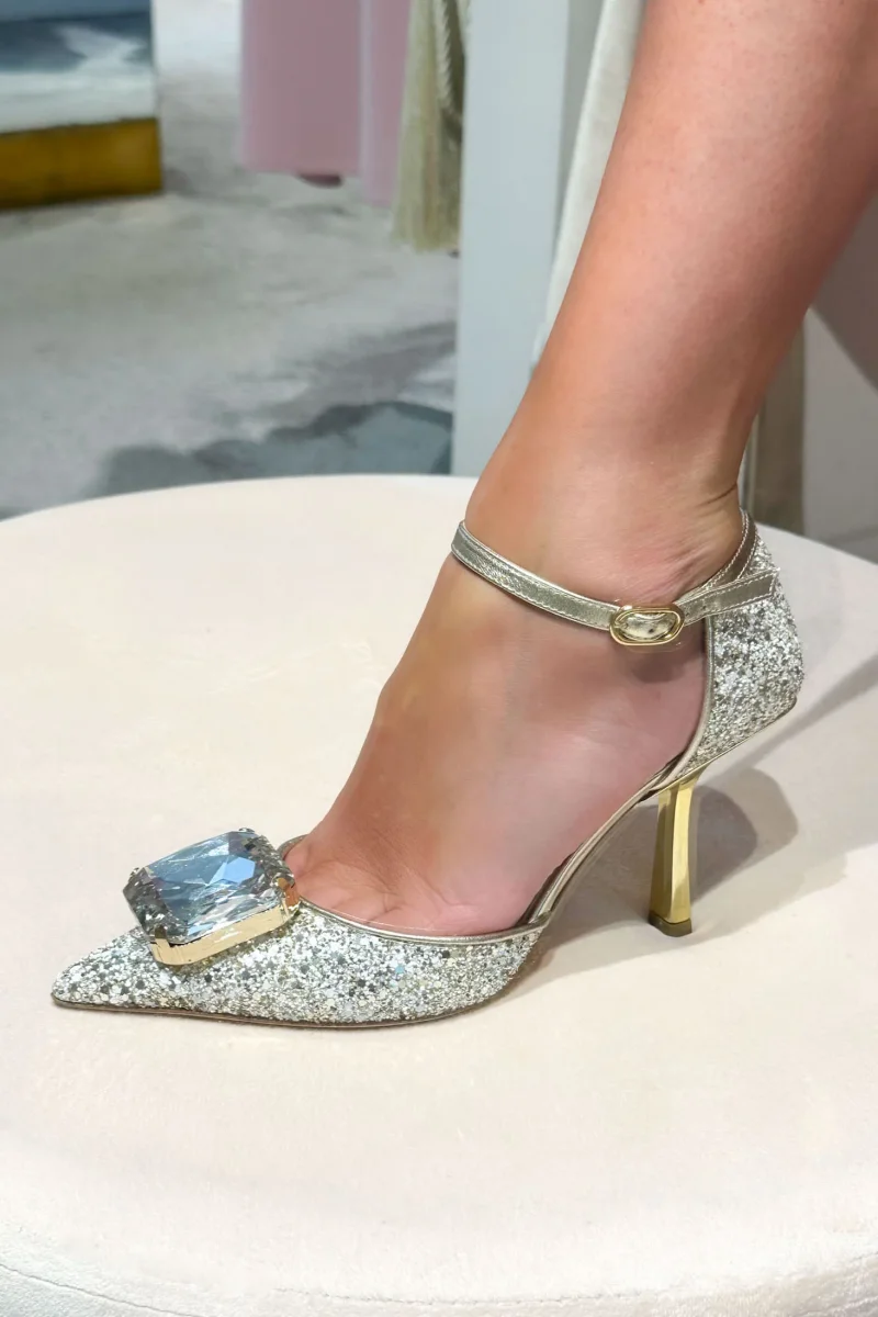 Zapatos Cinderella dorados - Imagen 7