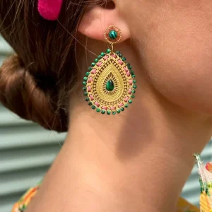 Pendientes pera filigrana OUTLET
