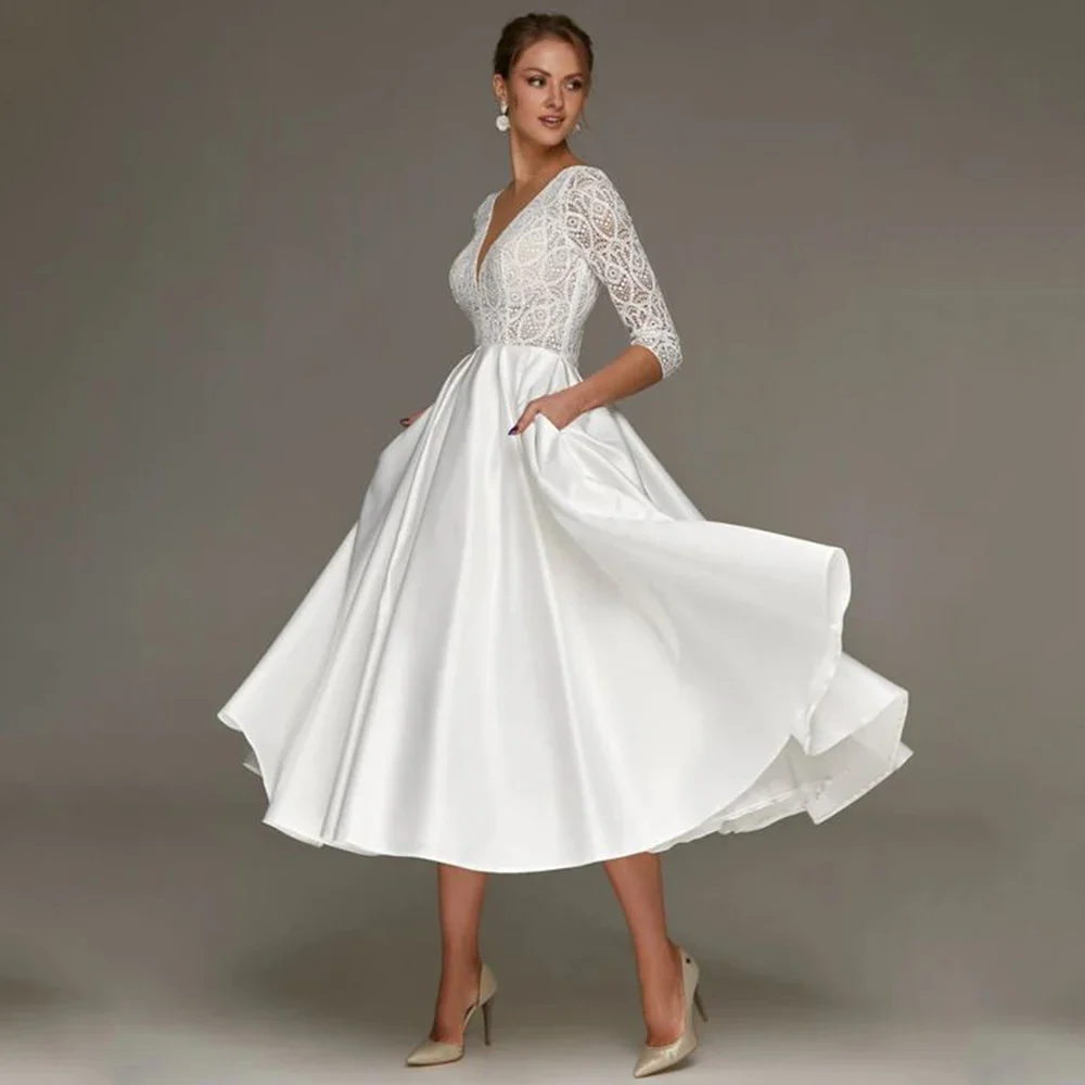 Vestido de Novia Midi