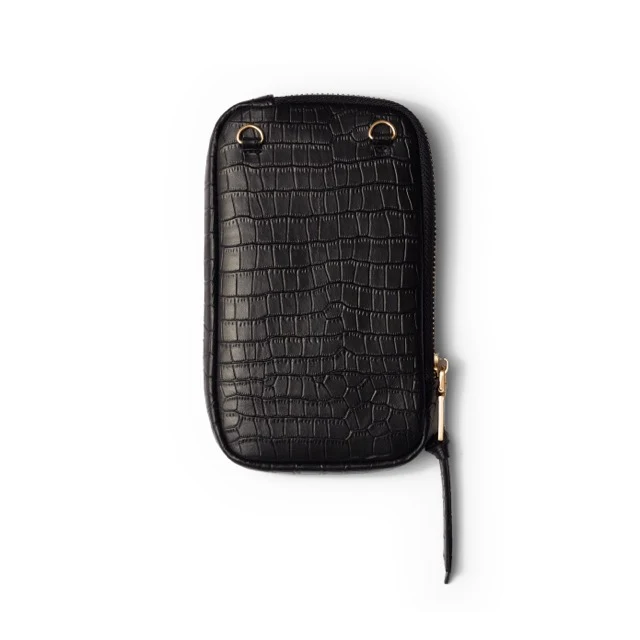 Phone Bag Rose | Noir | Gold - Imagen 9