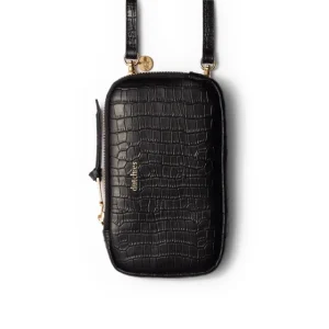 Phone Bag Rose | Noir | Gold