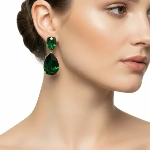 Pendientes Angelina esmeralda