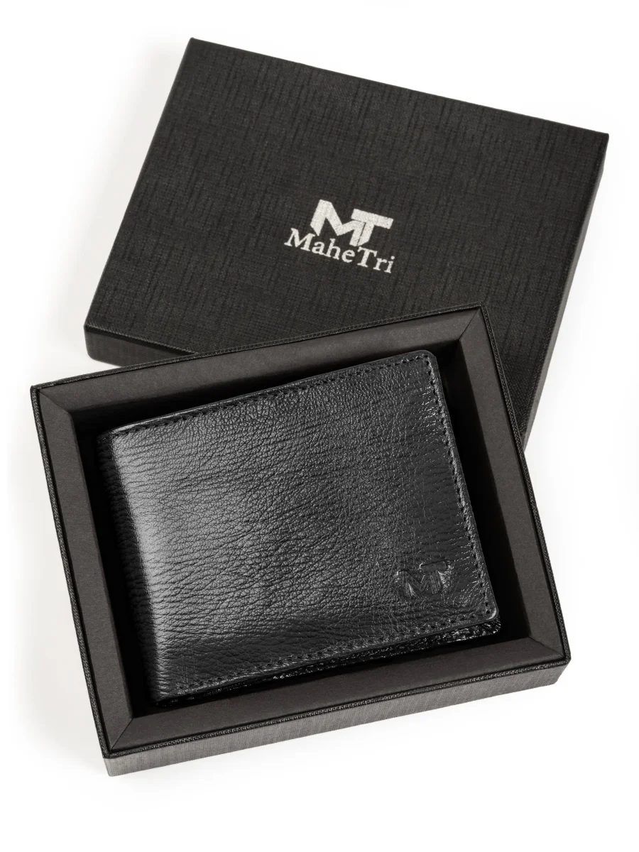 Black Sleek-Fit Wallet - Imagen 4