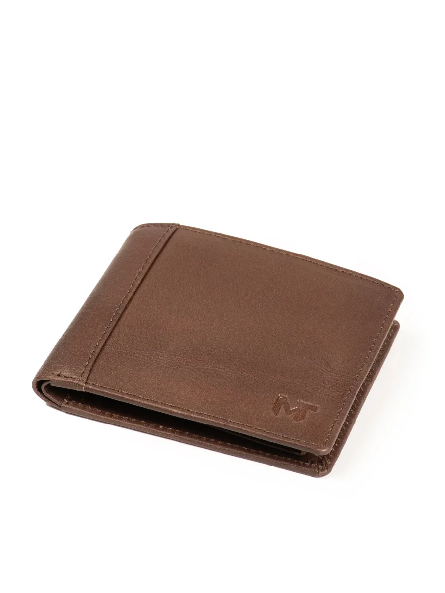 Wealth Ward Brown Bi-folded Wallet - Imagen 6