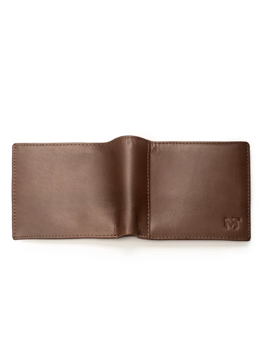 Wealth Ward Brown Bi-folded Wallet - Imagen 7
