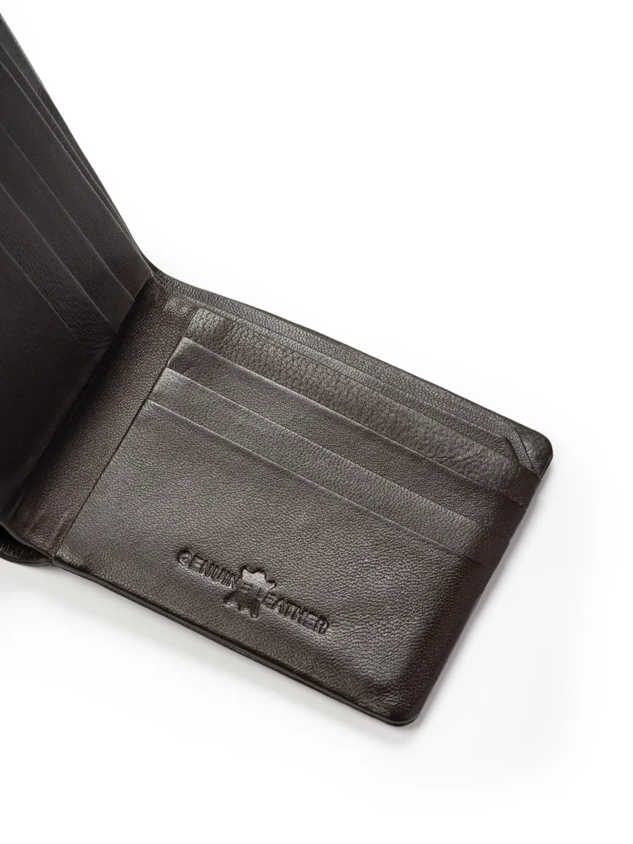 Dark Brown Duke Bifold Wallet - Imagen 7