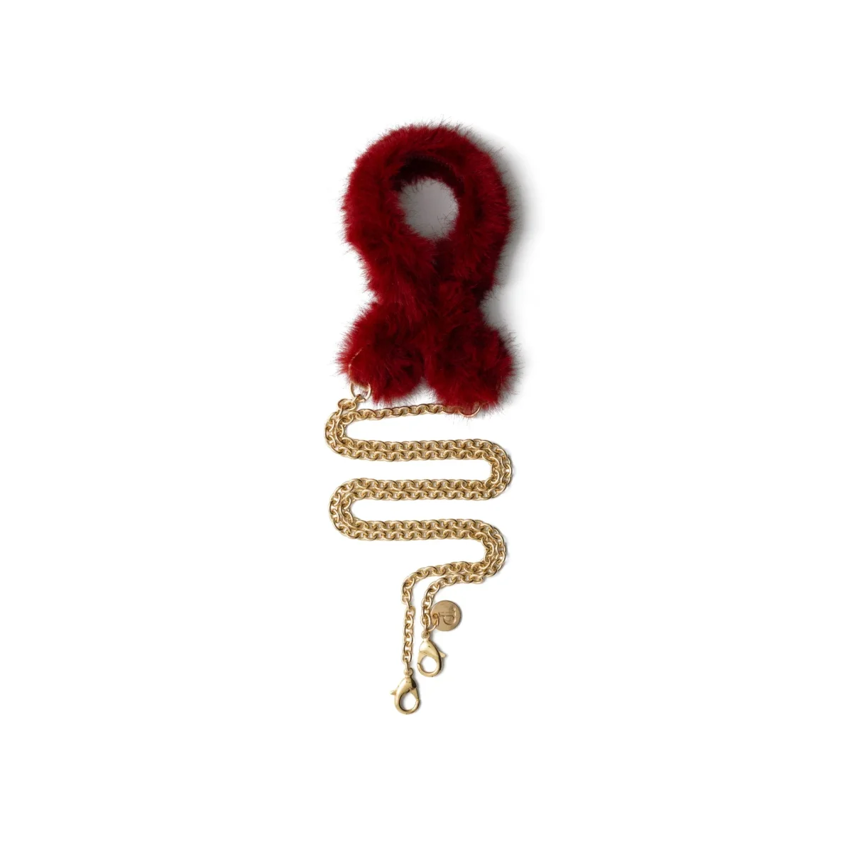 Phone Chain | Spanish | Red Fluffy - Imagen 2