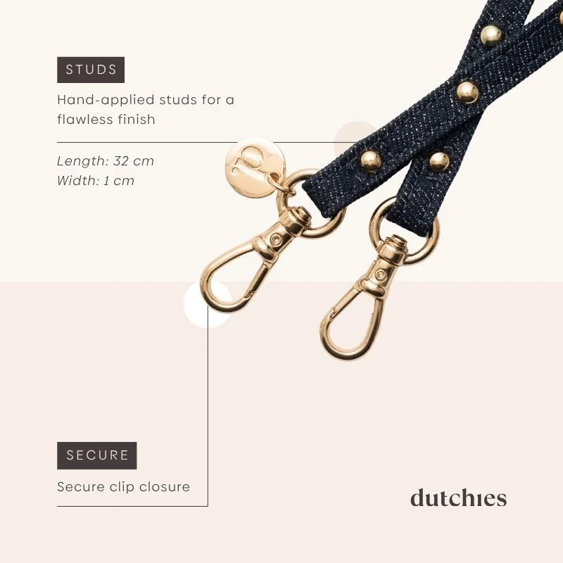 Phone Charm | Slimline Studs | Denim Glitter - Imagen 9