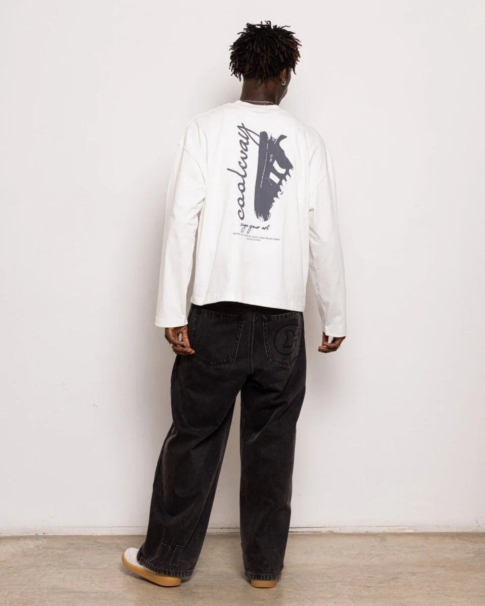 Frame White Long Sleeve - Imagen 4