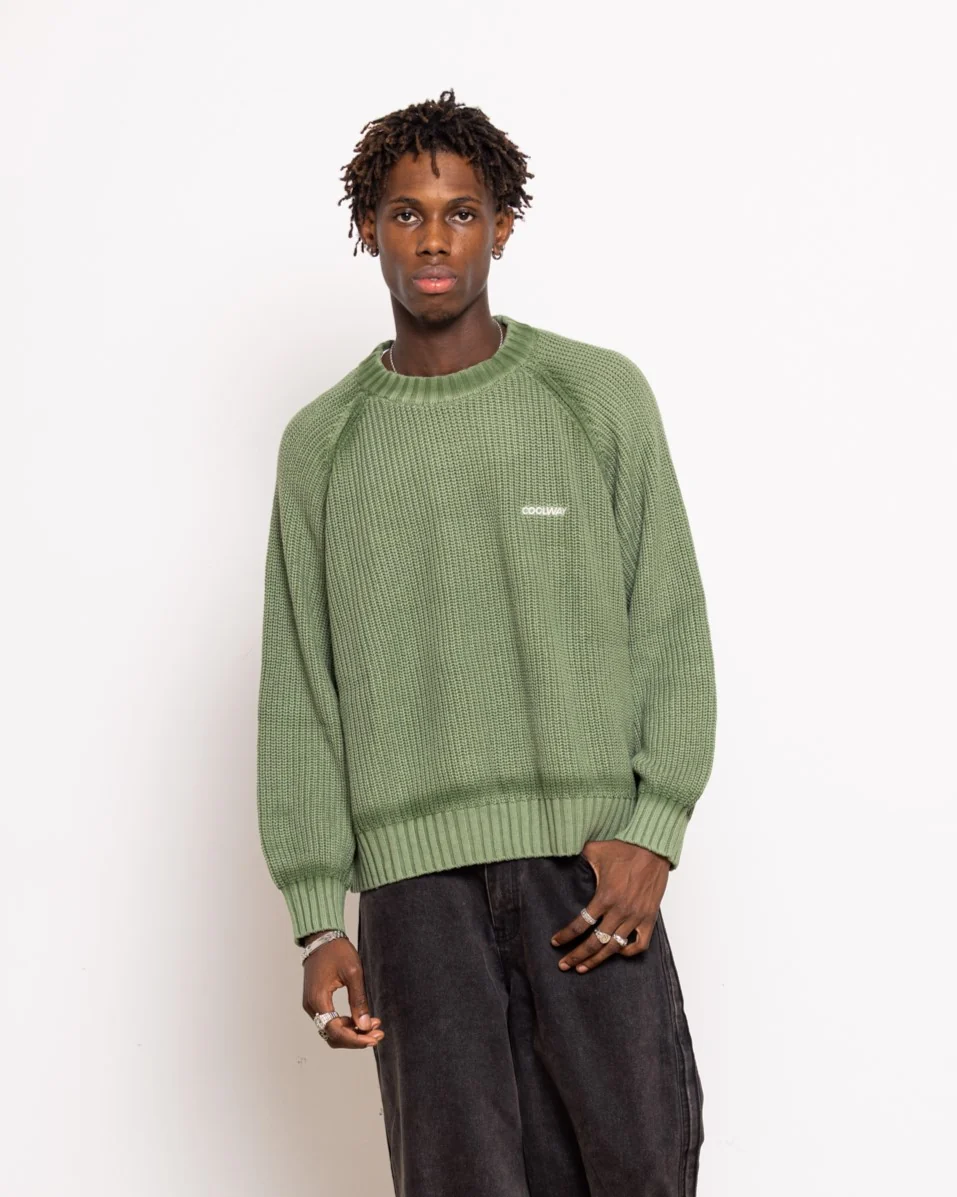 Green Knit Sweater - Imagen 2