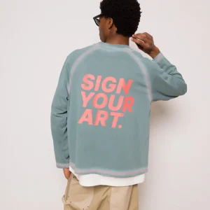 Split Aqua Long Sleeve