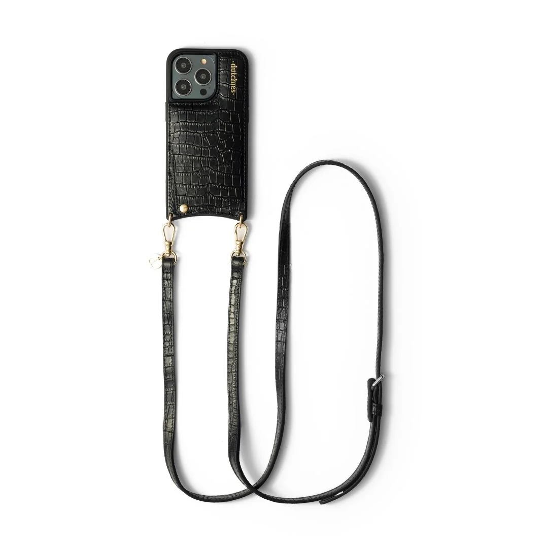 Phone Strap | Slimline Gold | Noir - Imagen 8