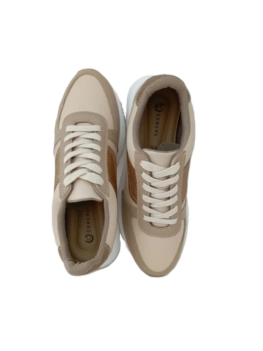 DEPORTIVO DAMA BEIGE/MULTICOLOR MODELO D535 - Imagen 5