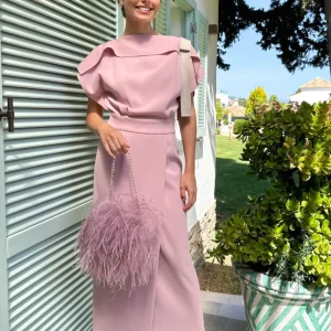 Vestido Pétalo midi