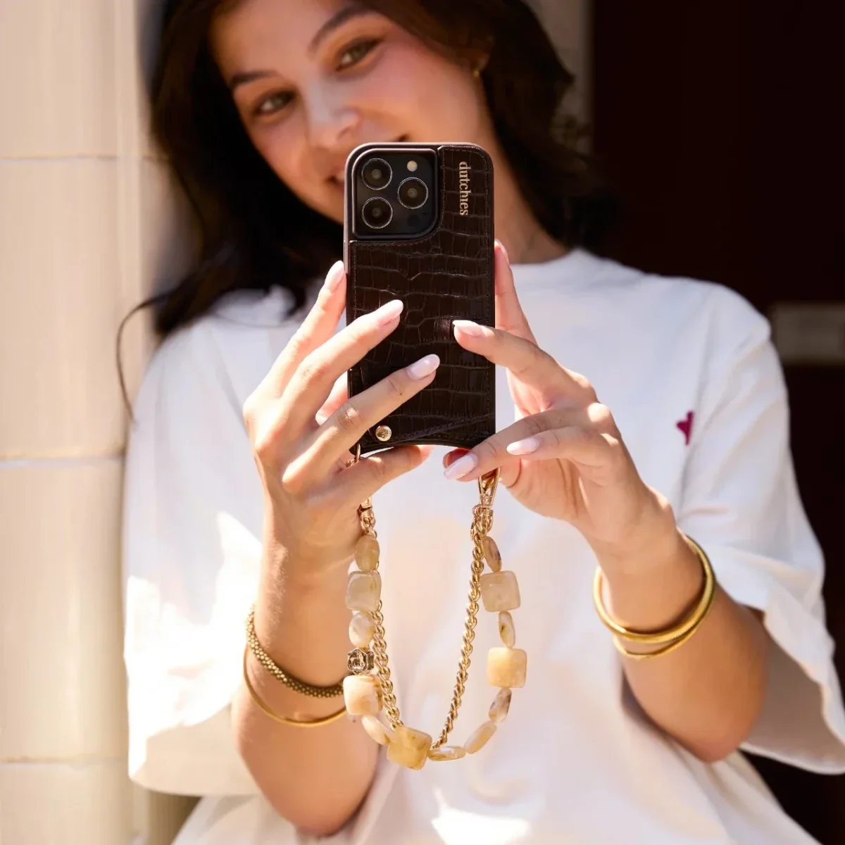 Charm Set | iPhone | Chocolate Brown | Robyn - Imagen 4