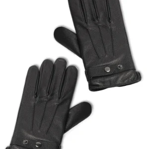 Bikers Leather Gloves - Touch Button