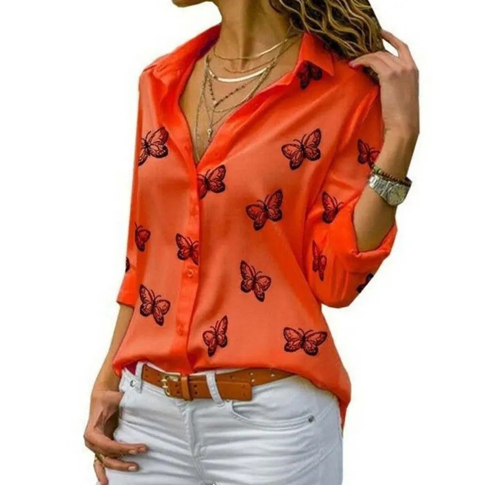 Blusa Estampa de Mariposas - Imagen 8