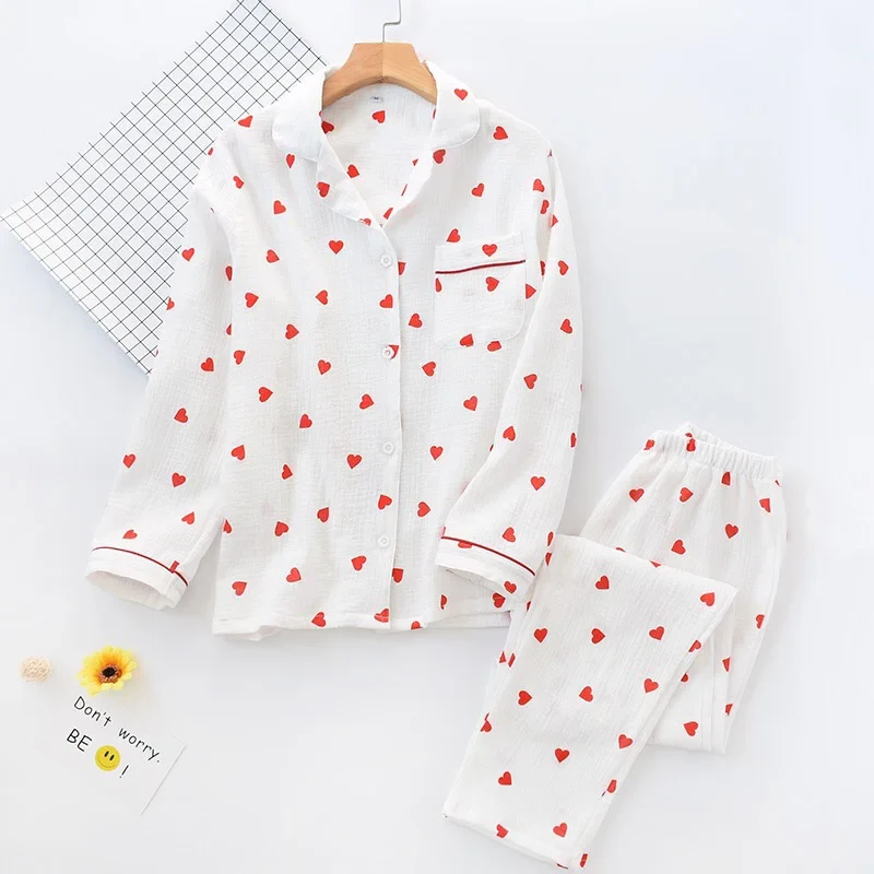Conjunto de Pijamas de Algodón Crepé - Imagen 4