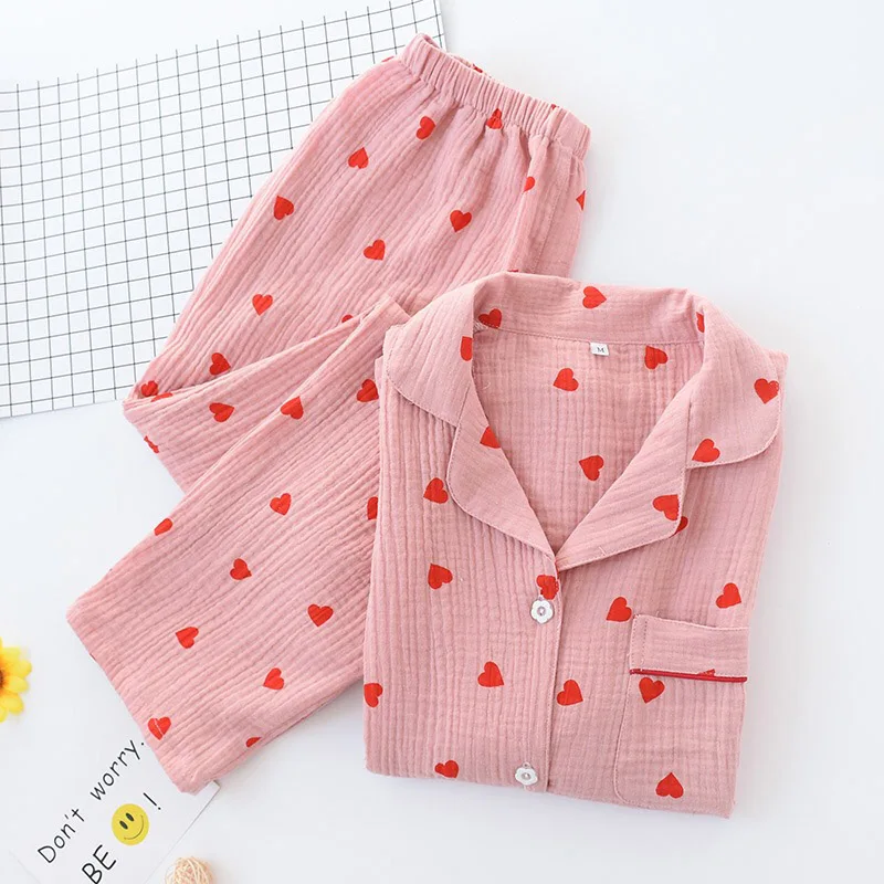 Conjunto de Pijamas de Algodón Crepé - Imagen 5
