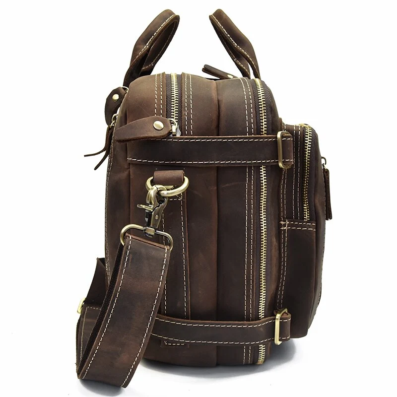 Dublin Leather Backpack Briefcase 2-in-1 - Imagen 7