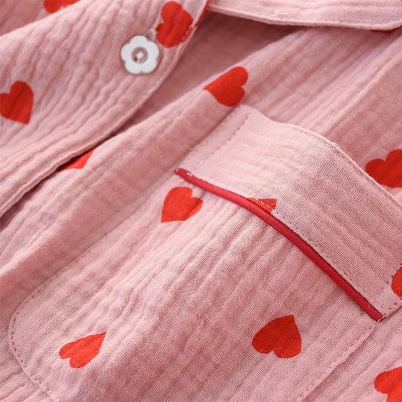 Conjunto de Pijamas de Algodón Crepé - Imagen 7