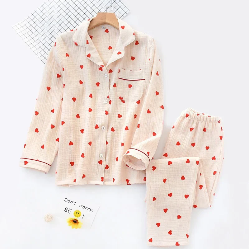 Conjunto de Pijamas de Algodón Crepé - Imagen 6