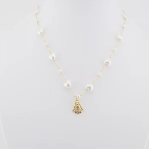Collar Corazón de perlas