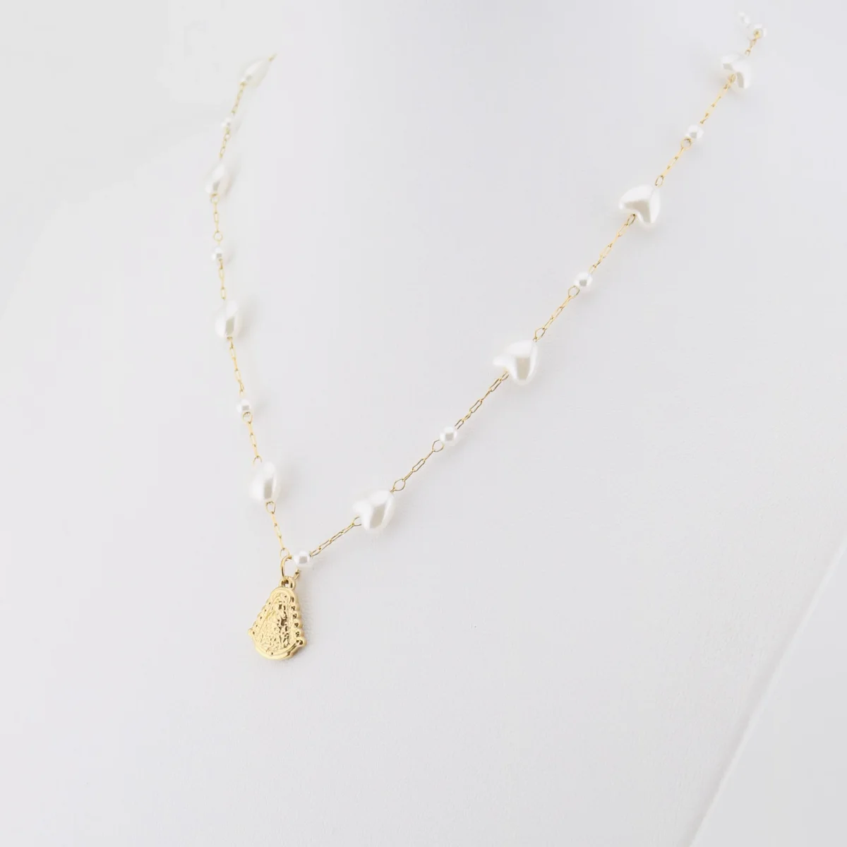 Collar Corazón de perlas - Imagen 3