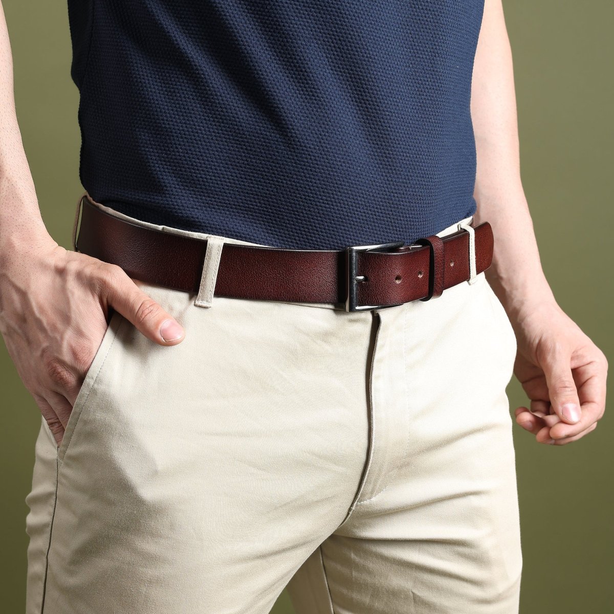 Everyday Men's Leather Belt - Imagen 4
