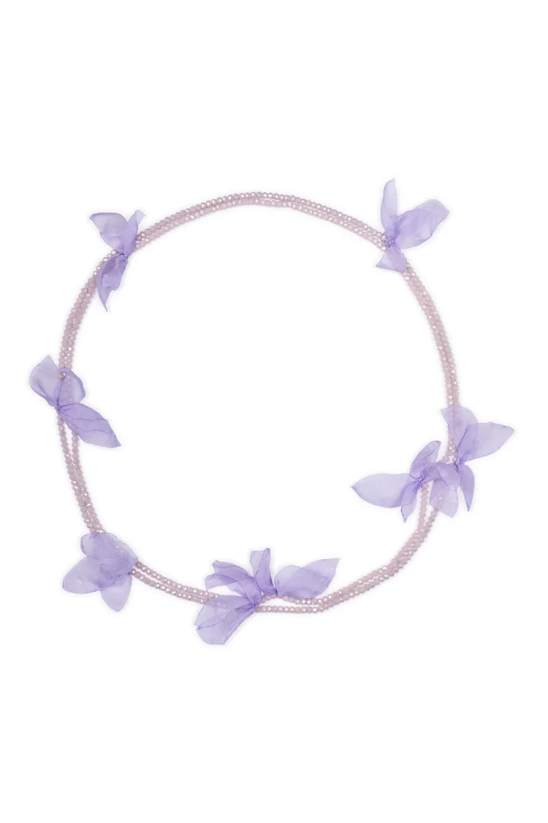 Collar petalitos lila OUTLET