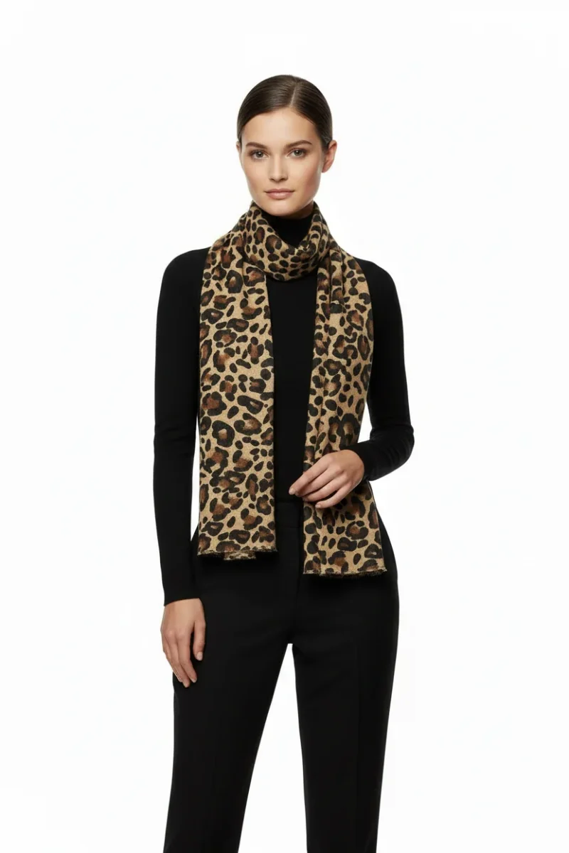Foulard leopardo OUTLET - Imagen 4