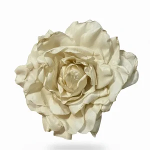 Broche flor seda