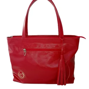 Cartera de Piel Rojo Modelo ELI12 - Ideal para Uso Diario y Salidas Casual