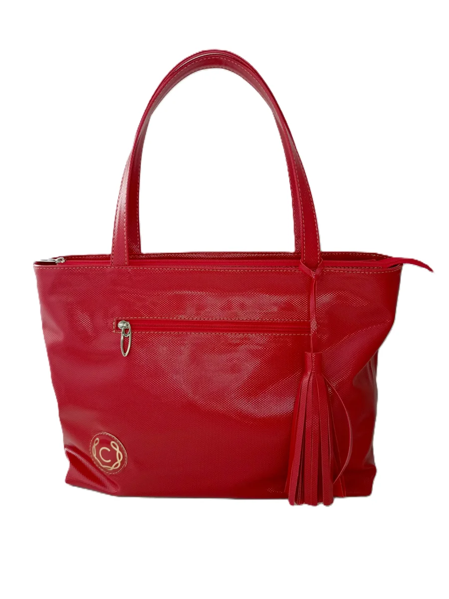 Cartera de Piel Rojo Modelo ELI12 - Ideal para Uso Diario y Salidas Casual - Imagen 2