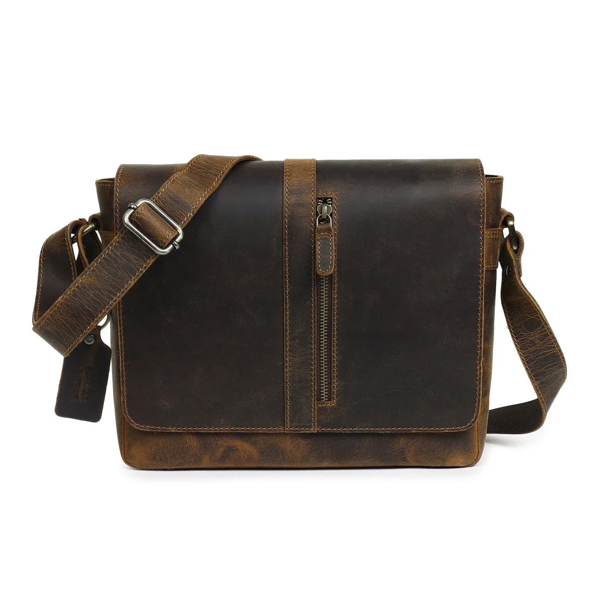 Mewar Leather Satchel Bag - Imagen 2