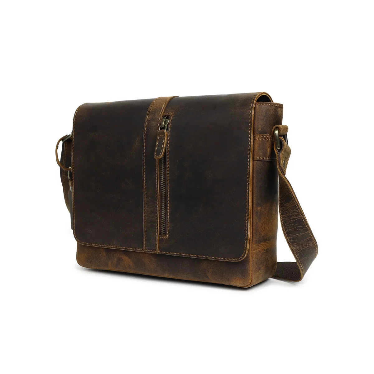 Mewar Leather Satchel Bag - Imagen 3