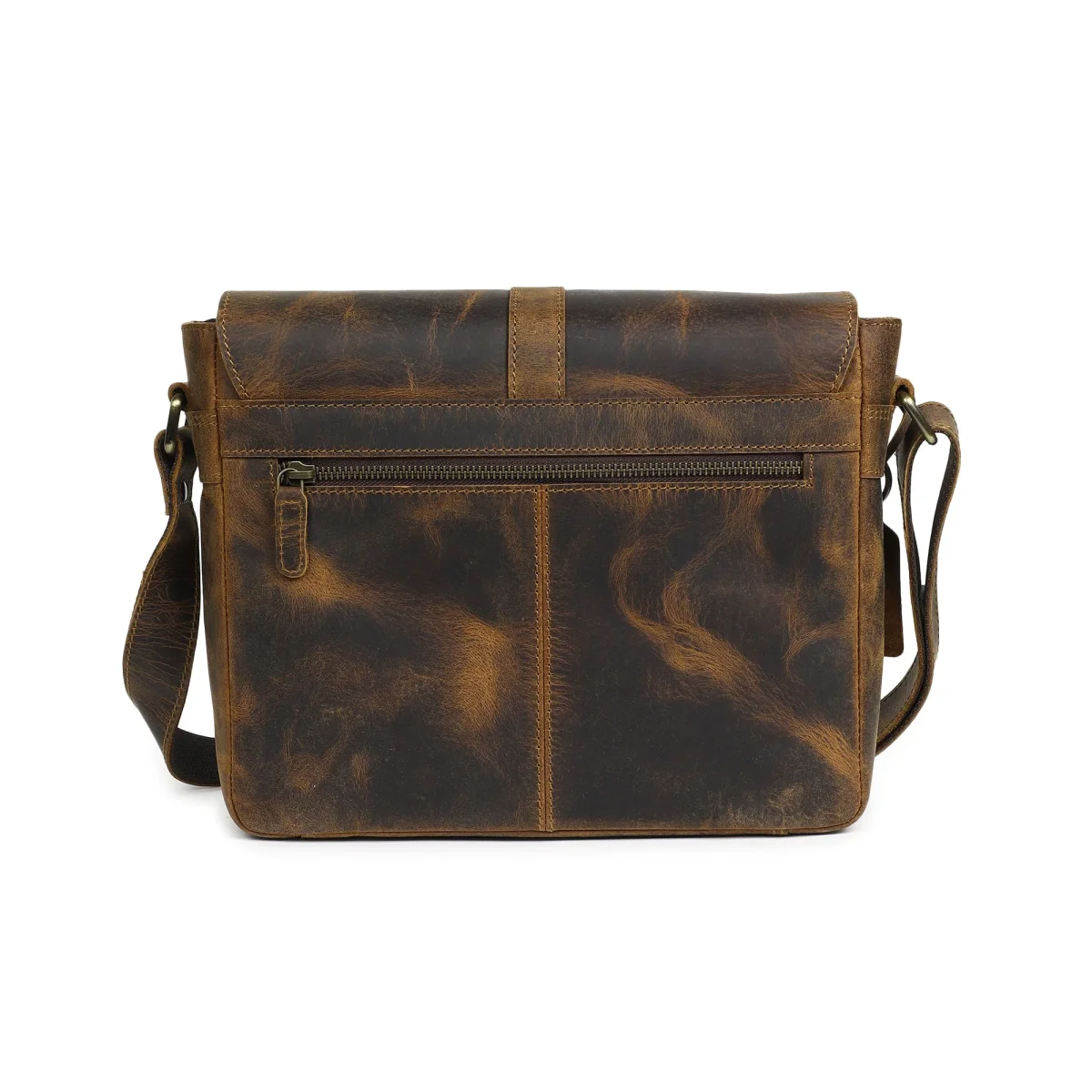 Mewar Leather Satchel Bag - Imagen 6